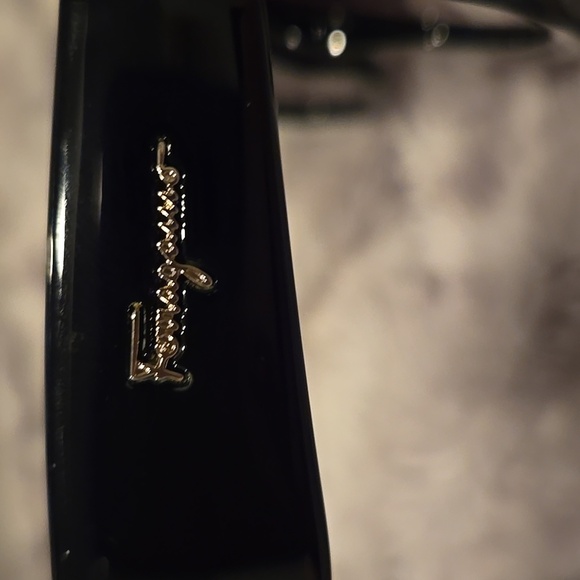 Salvatore Ferragamo Black Cat-Eye Sunglasses Brand New In Case - Picture 8 of 12